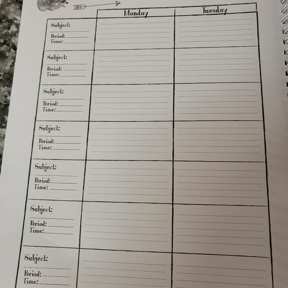 Lesson Planner NWT UNDATED - Picture 9 of 12